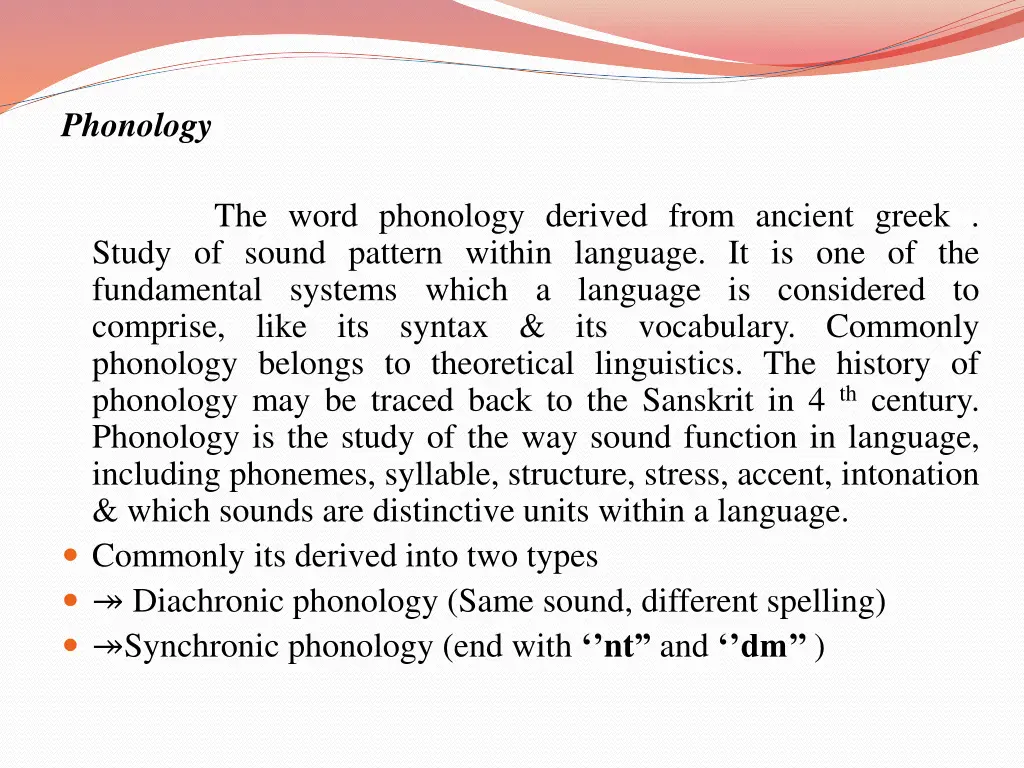 phonology