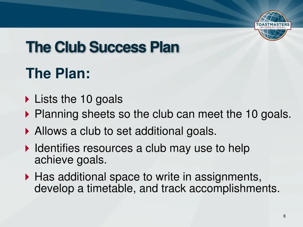 the club success plan