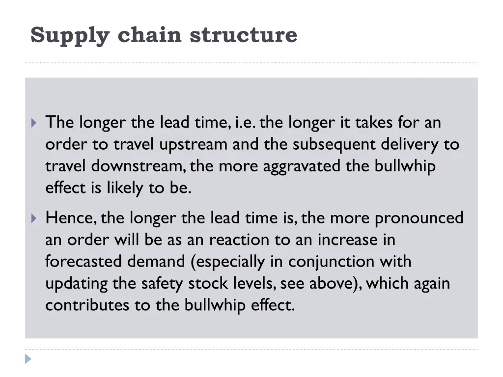 supply chain structure