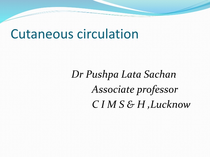 cutaneous circulation