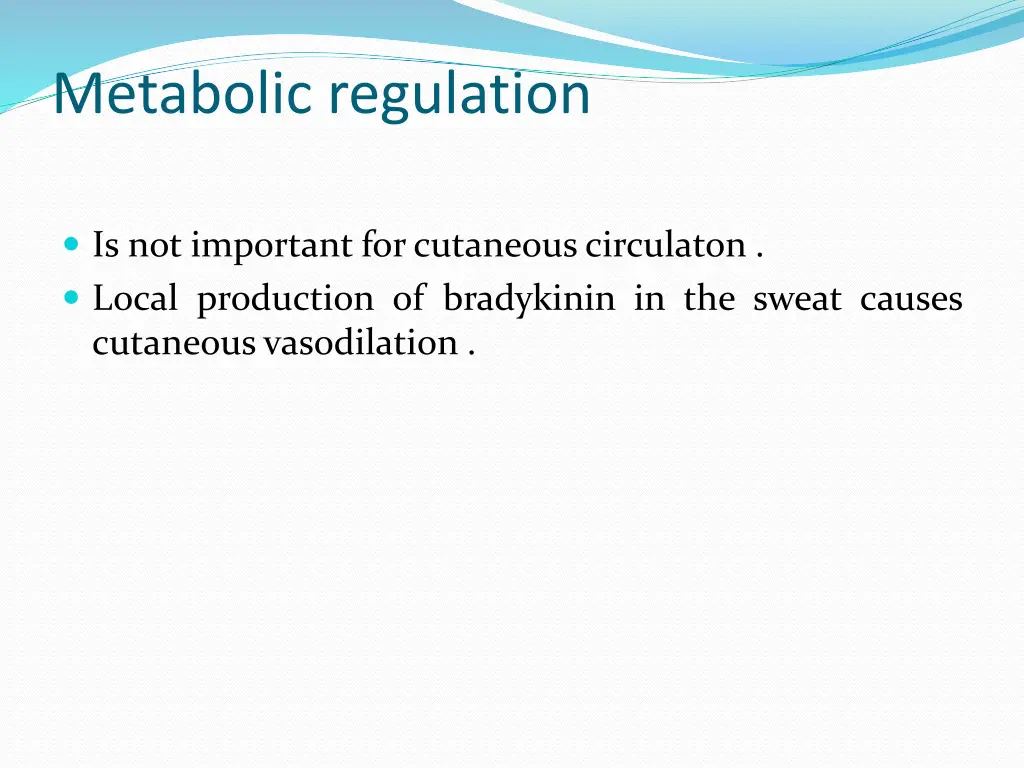 metabolic regulation