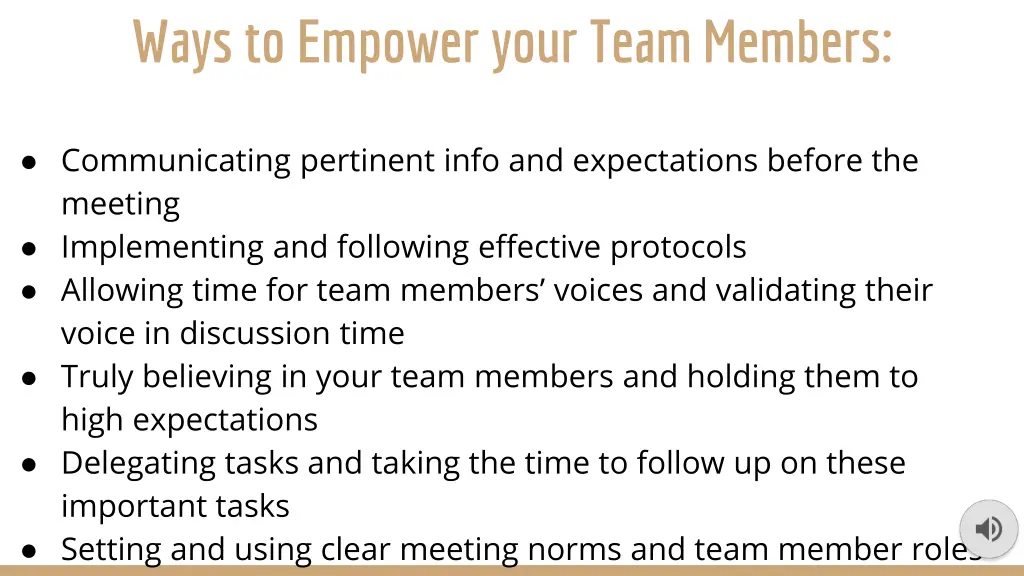 ways to empower your team members