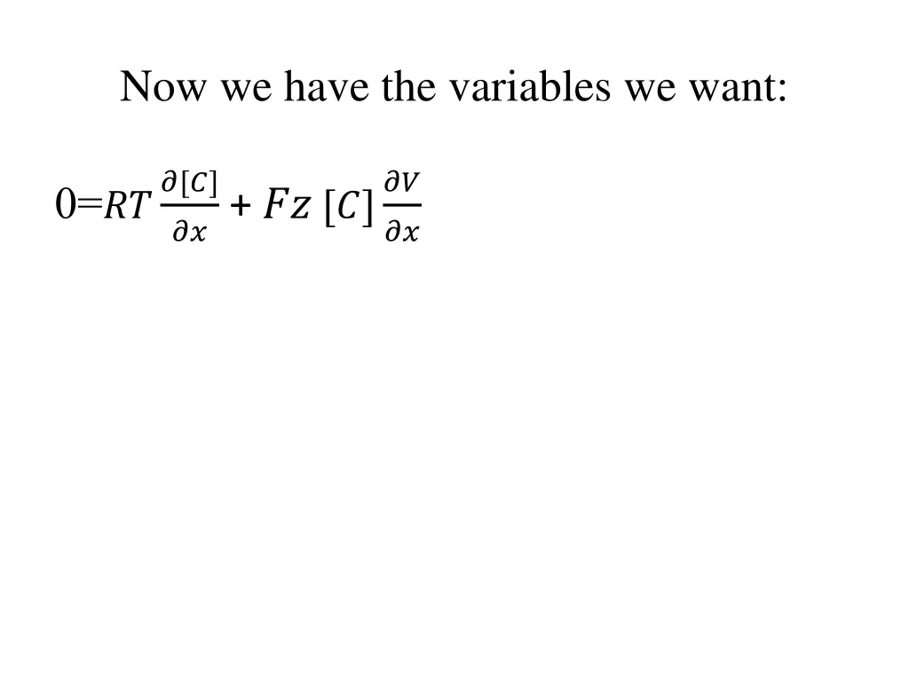 now we have the variables we want