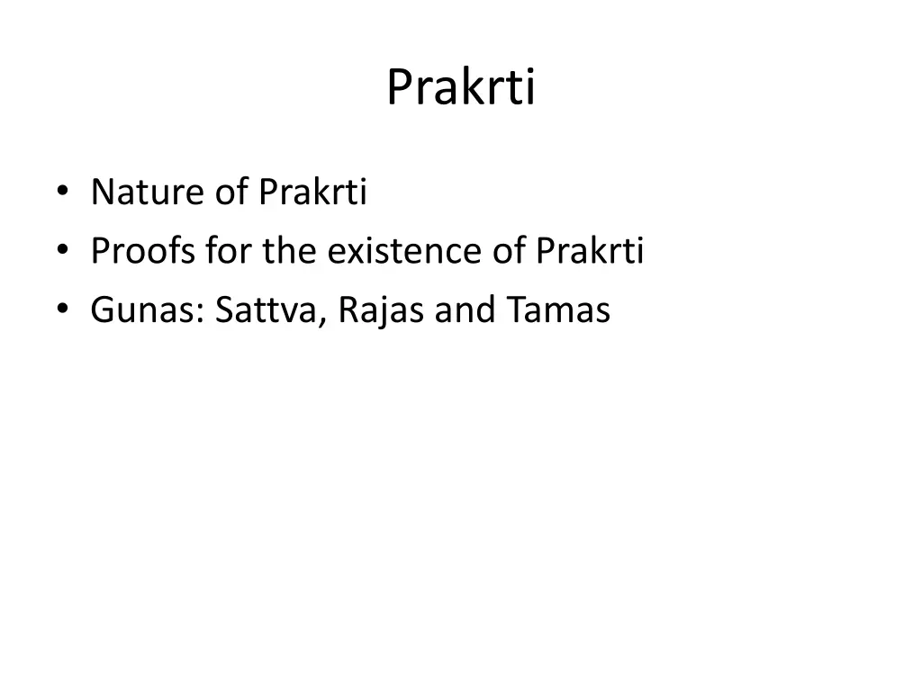 prakrti