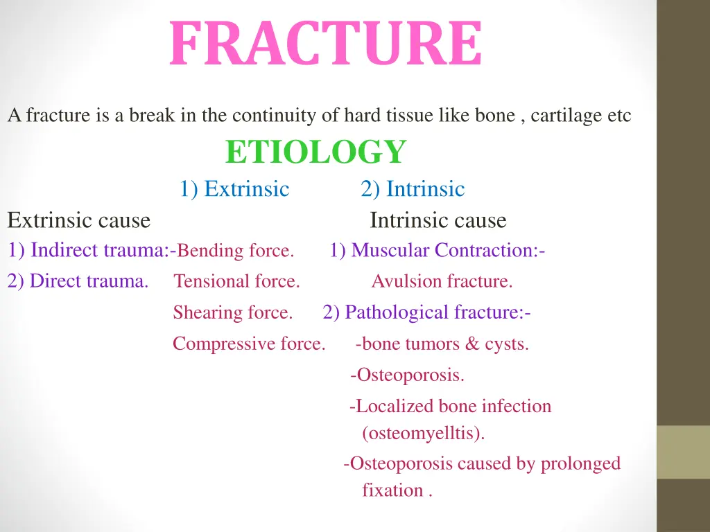 fracture