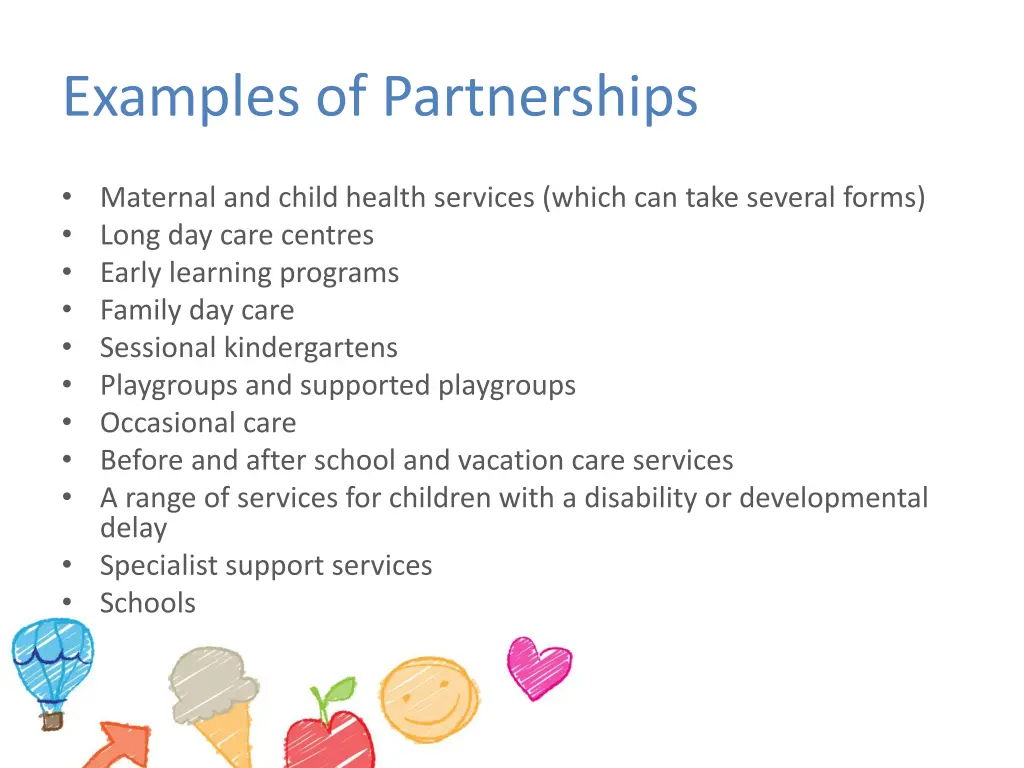 examples of partnerships