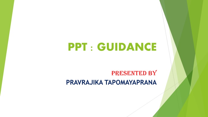 ppt guidance