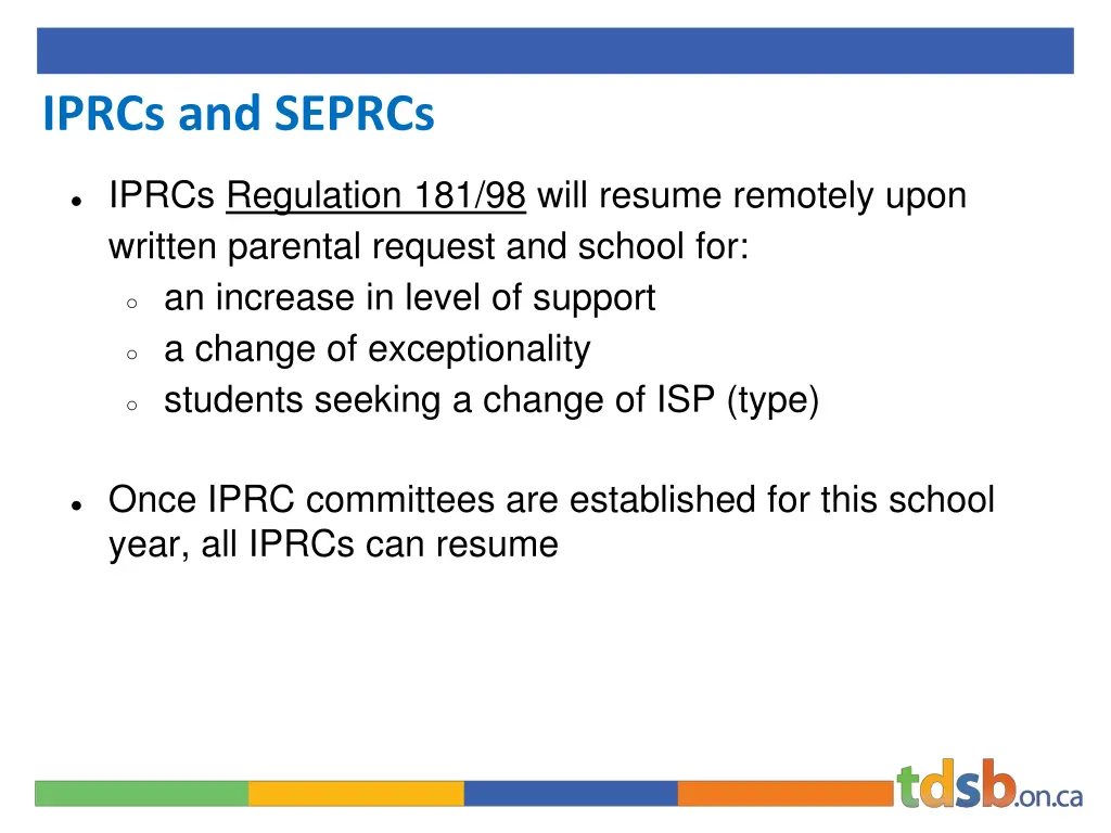 iprcs and seprcs