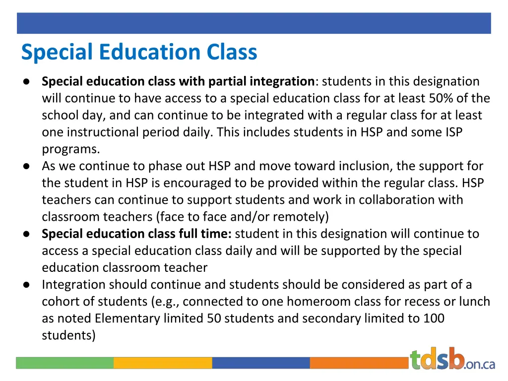 special education class special education class