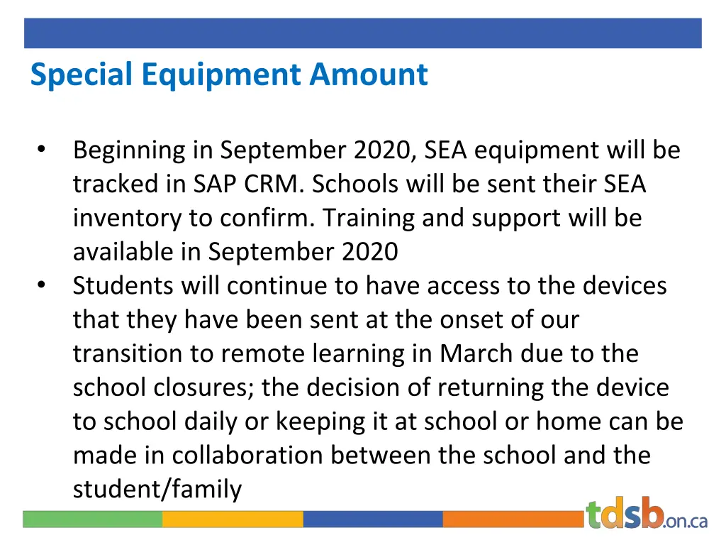 special equipment amount