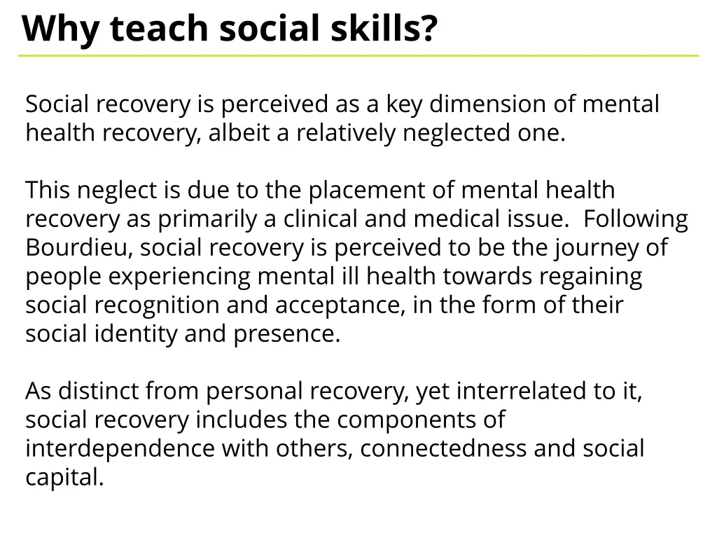 why teach social skills