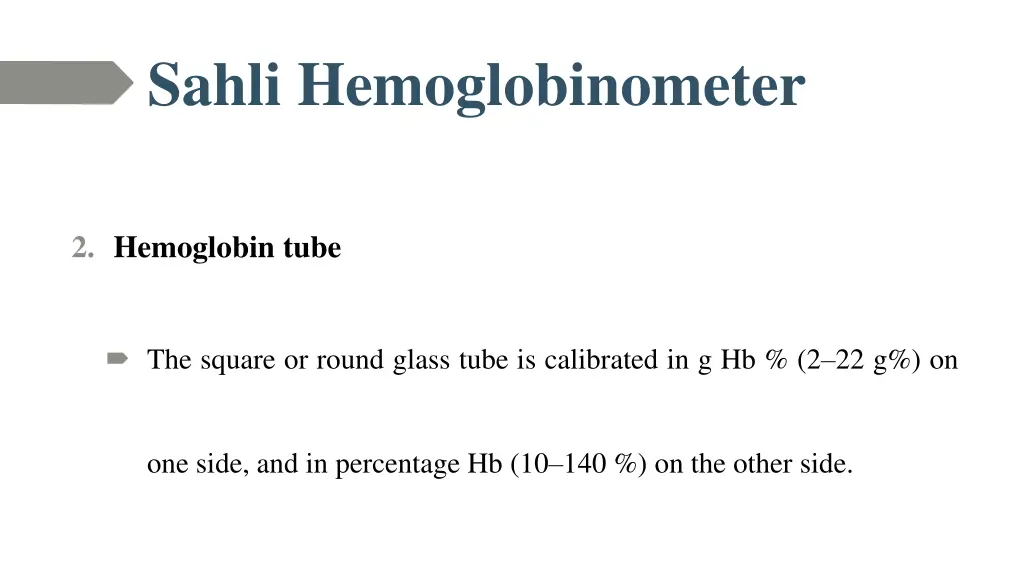 sahli hemoglobinometer 1