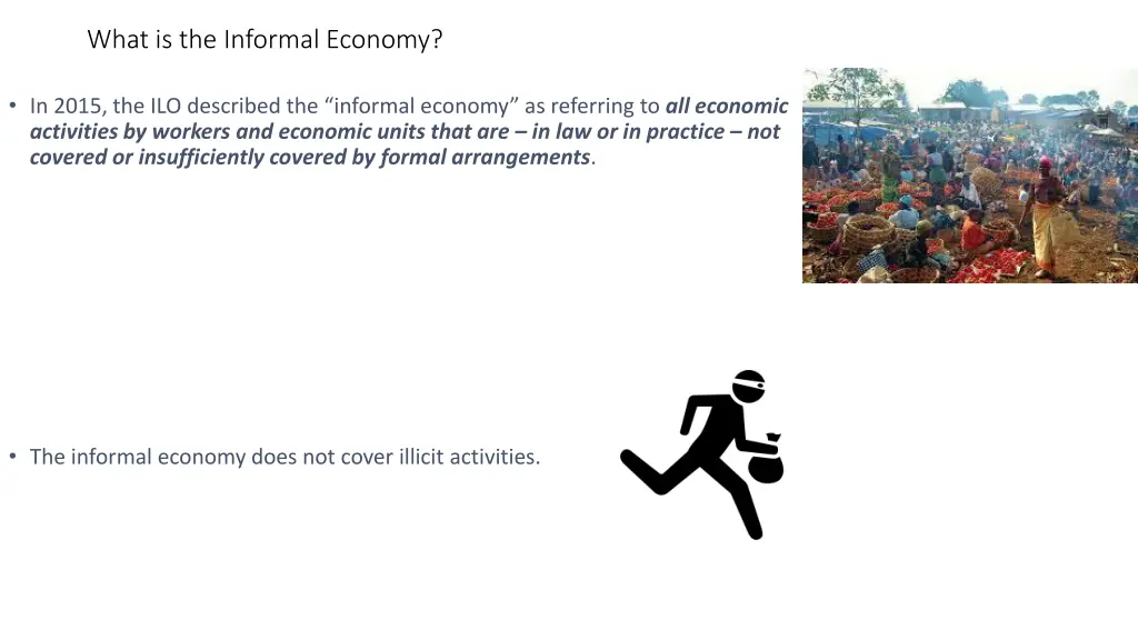 what is the informal economy