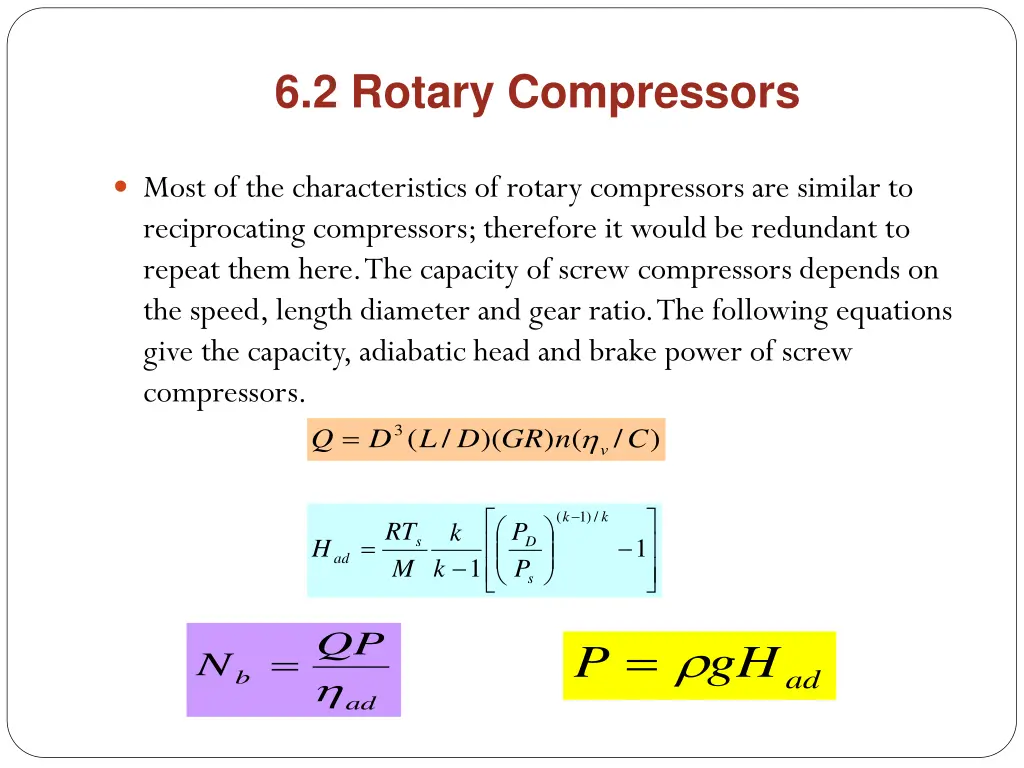 6 2 rotary compressors