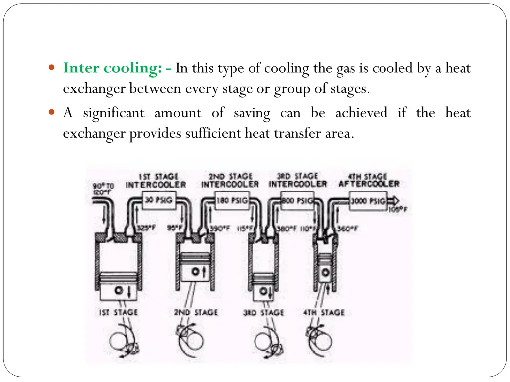 inter cooling in this type of cooling