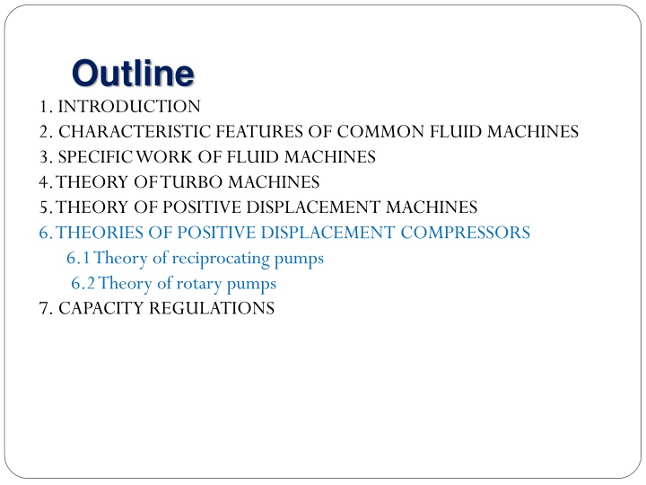 outline 1 introduction 2 characteristic features