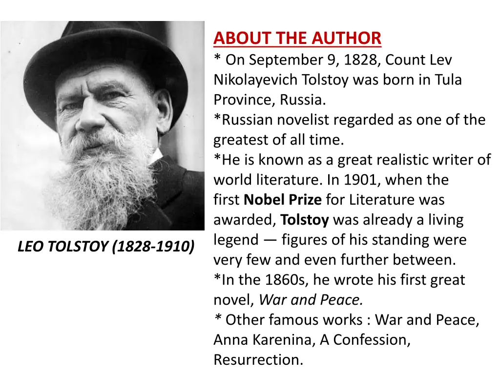 about the author on september 9 1828 count