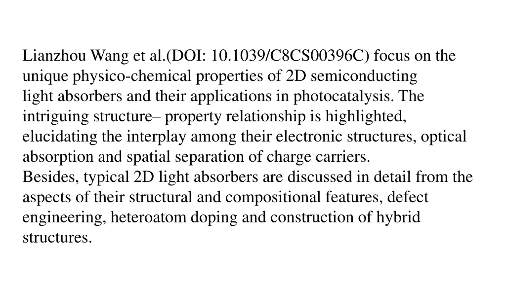 lianzhou wang et al doi 10 1039 c8cs00396c focus