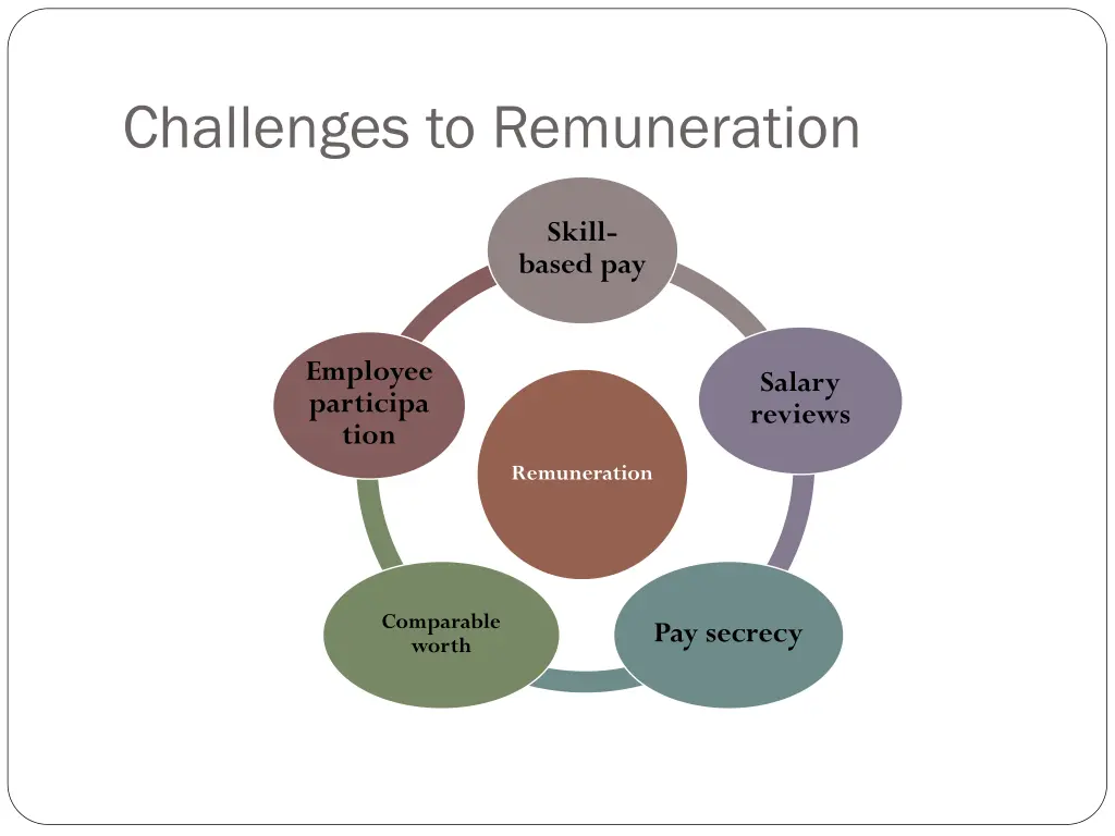 challenges to remuneration