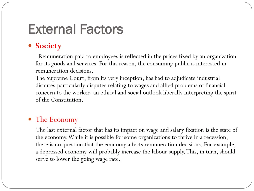 external factors external factors 2