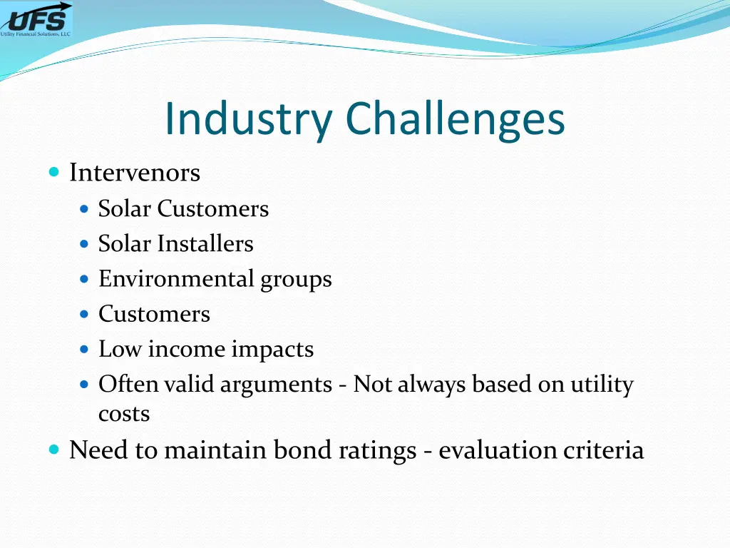 industry challenges