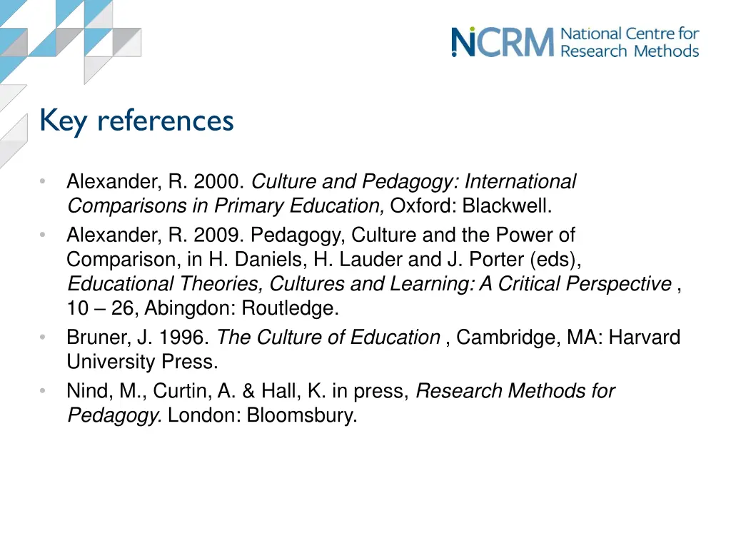 key references