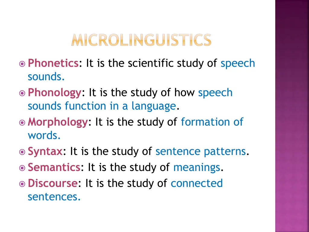 microlinguistics