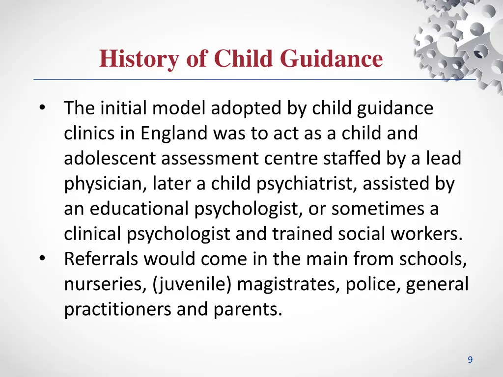 history of child guidance 3