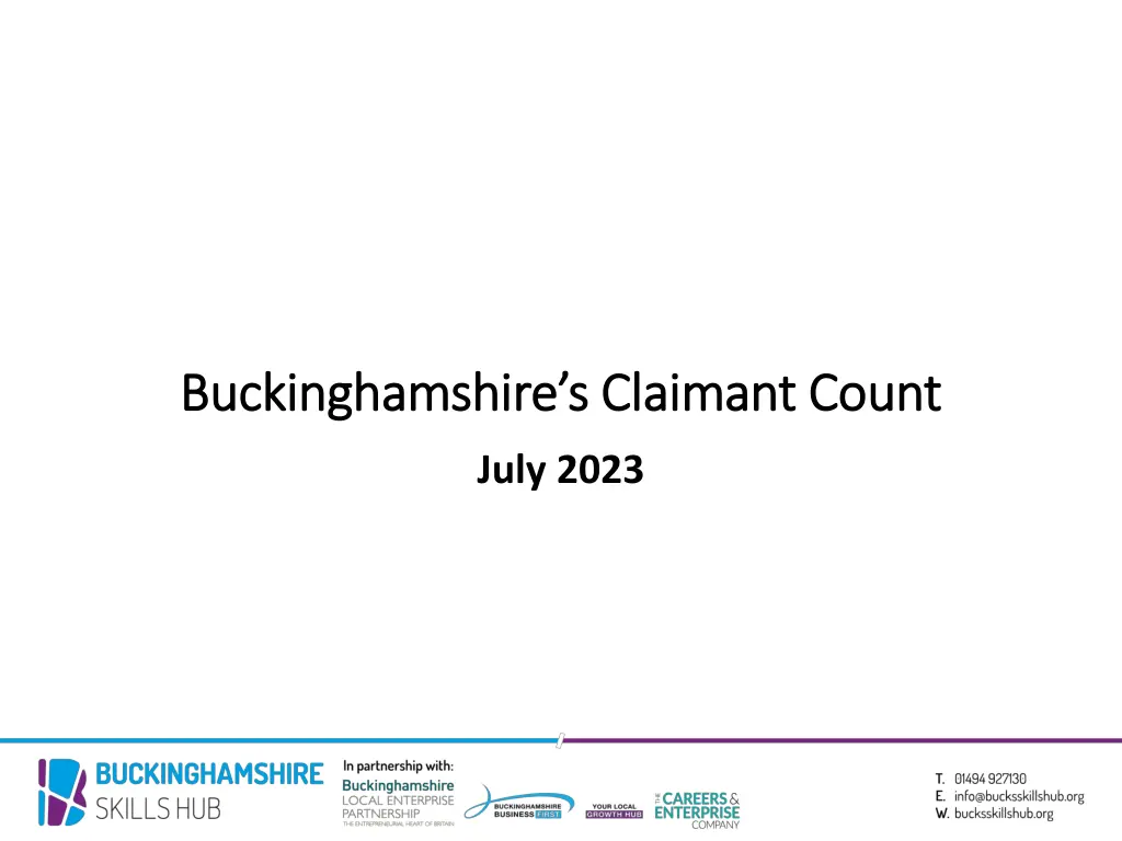 buckinghamshire s claimant count buckinghamshire