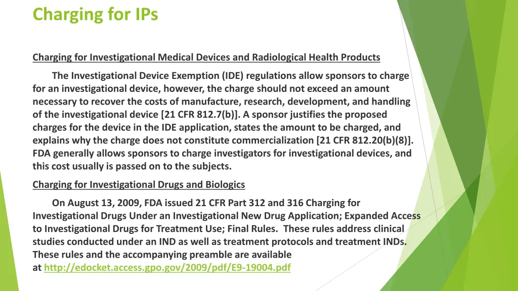 charging for ips