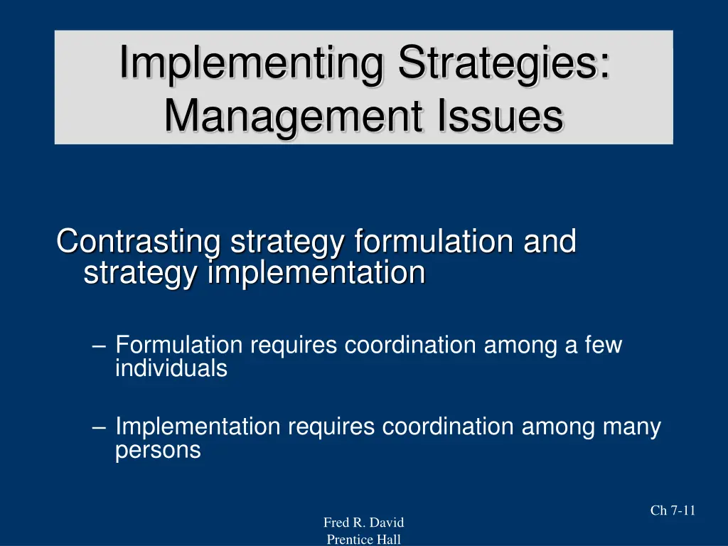 implementing strategies 4