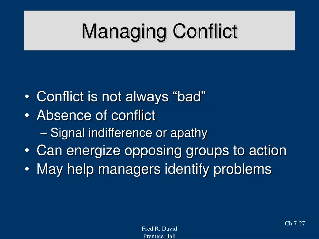 managing conflict 1