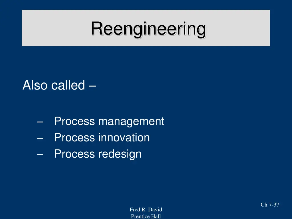 reengineering 1