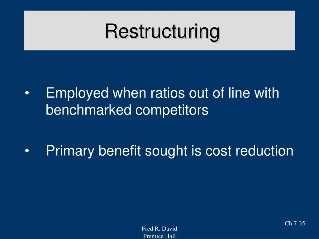 restructuring 2