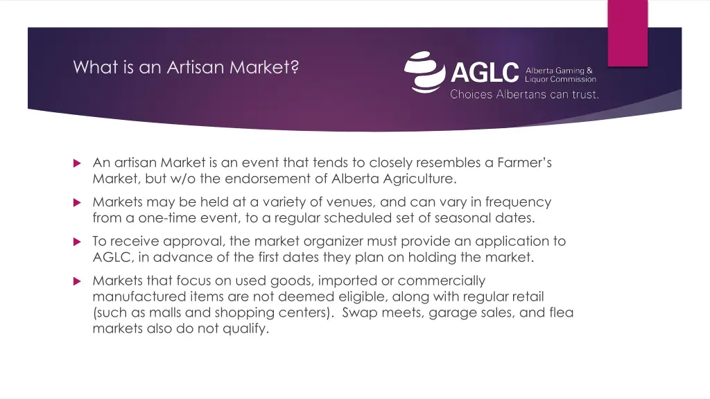 what is an artisan market