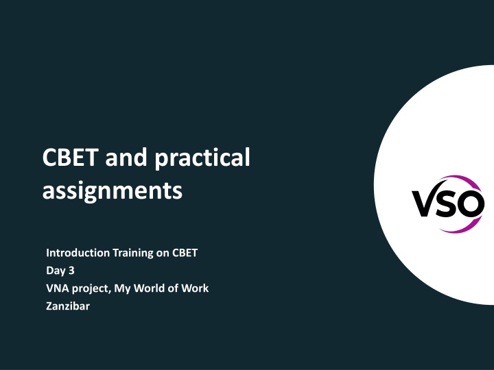 cbet and practical assignments