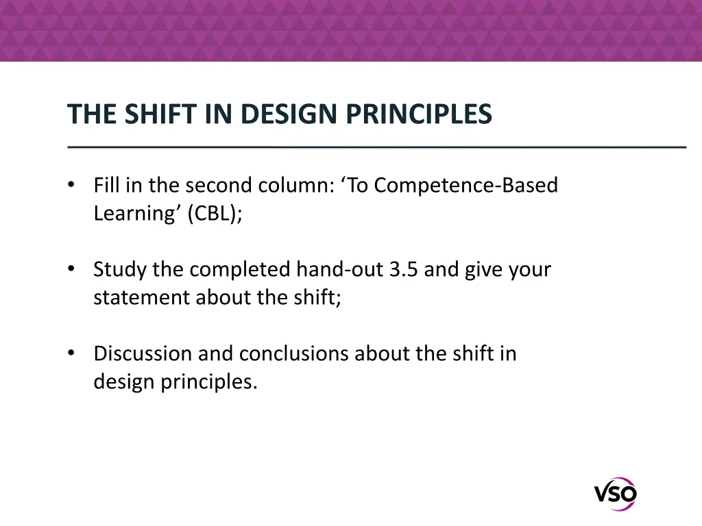 the shift in design principles