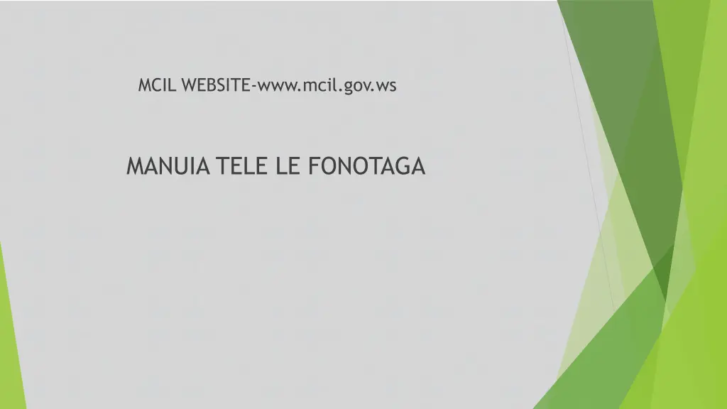 mcil website www mcil gov ws