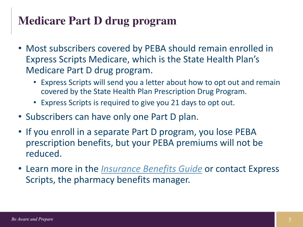 medicare part d drug program