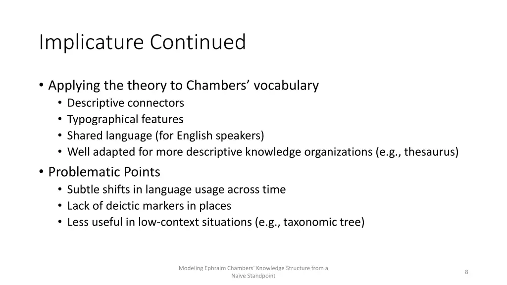 implicature continued