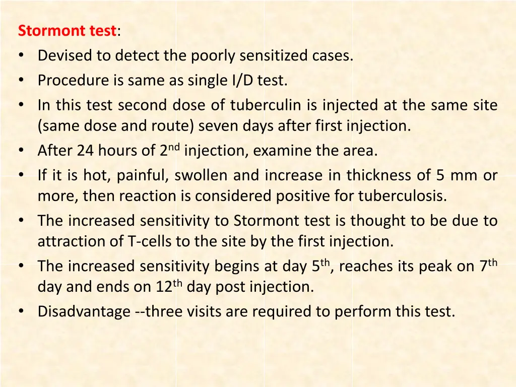 stormont test devised to detect the poorly