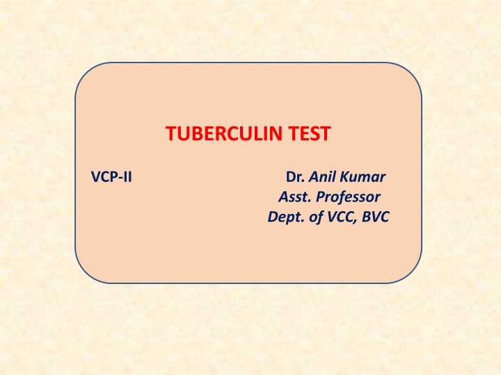 tuberculin test