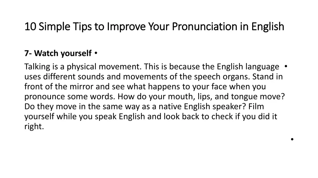 10 10 simple tips to improve your pronunciation 6