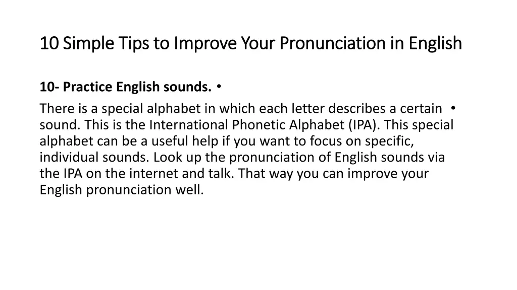 10 10 simple tips to improve your pronunciation 9