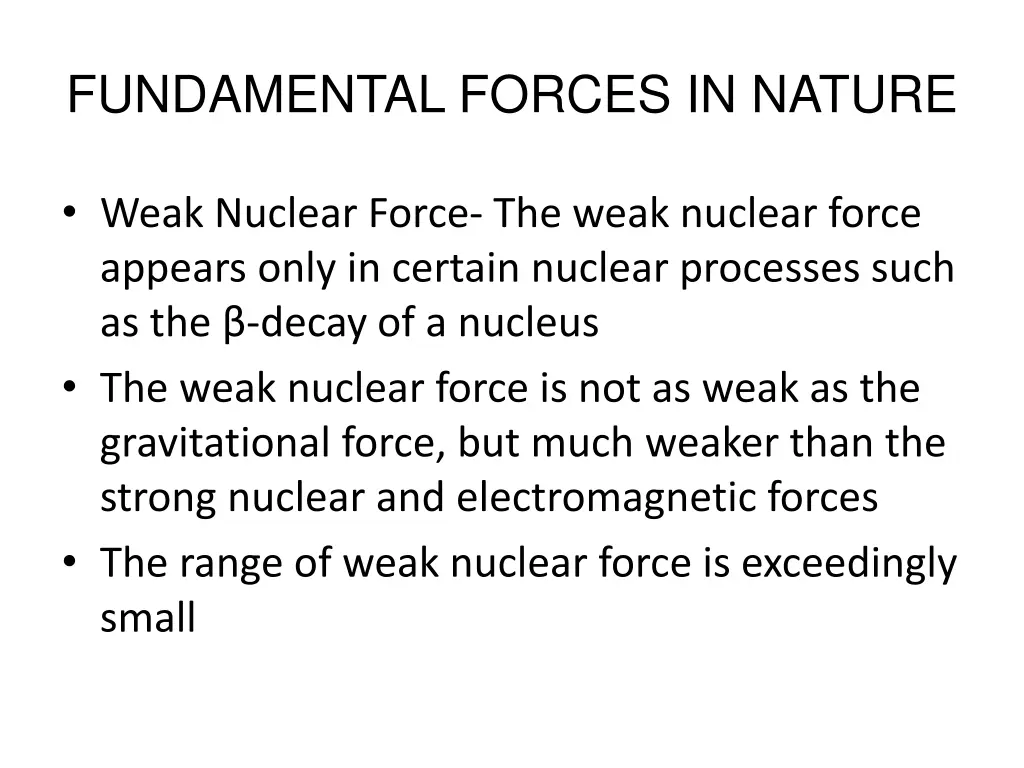 fundamental forces in nature 2