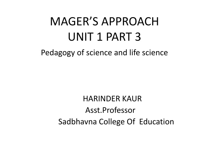 mager s approach unit 1 part 3