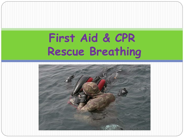 first aid cpr rescue breathing