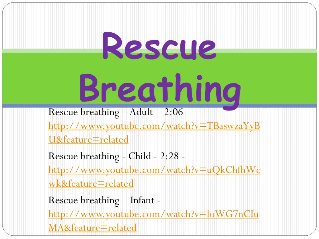 rescue breathing 1