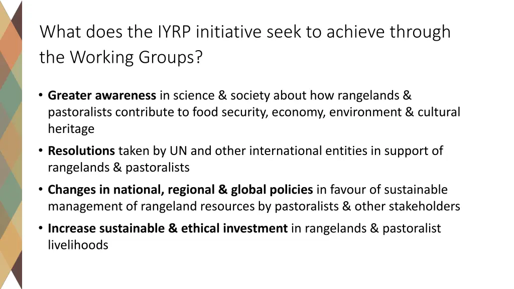 what does the iyrp initiative seek to achieve