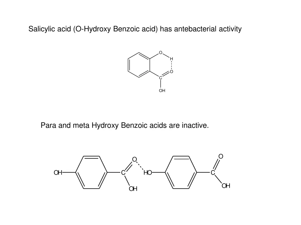 salicylic acid o hydroxy benzoic acid